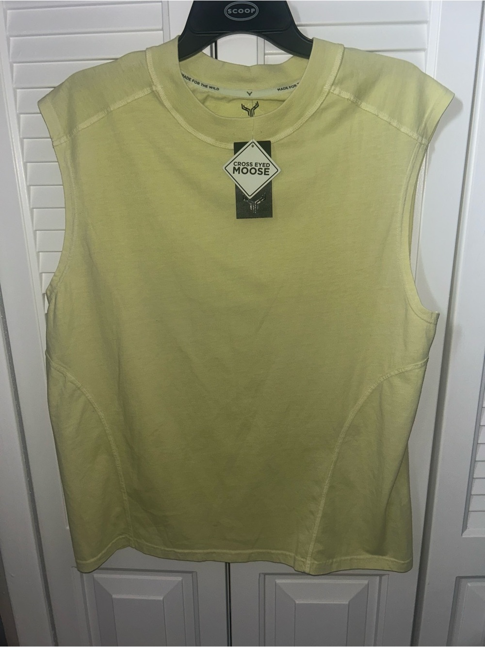 Cross Eyed Moose Men’s Yellow Tank Top